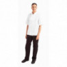 Casaco de Cozinha Branco de Mangas Curtas Boston - Tamanho S - Whites Chefs Clothing - Fourniresto