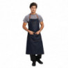 Avental Bavete Azul Urban Memphis 890 x 1005 mm - Chef Works - Fourniresto