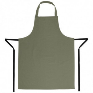 Avental Bavete Olive em Poliéster/Algodão 711 x 965 mm - Vestuário de Chefes Whites - Fourniresto