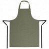 Avental Bavete Olive em Poliéster/Algodão 711 x 965 mm - Vestuário de Chefes Whites - Fourniresto