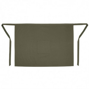 Avental de Garçom Oliva em Poliéster/Algodão 1000 x 700 mm - Whites Chefs Clothing - Fourniresto