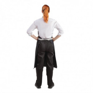 Avental Bavete Denim Preto Southside em Poliéster/Algodão 700 x 1000 mm - Whites Chefs Clothing - Fourniresto
