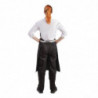 Avental Bavete Denim Preto Southside em Poliéster/Algodão 700 x 1000 mm - Whites Chefs Clothing - Fourniresto