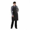 Avental Bavete Taupe Urban Dorset em Algodão 762 x 863 mm - Chef Works - Fourniresto