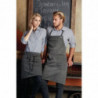 Avental Bavete Taupe Urban Dorset em Algodão 762 x 863 mm - Chef Works - Fourniresto