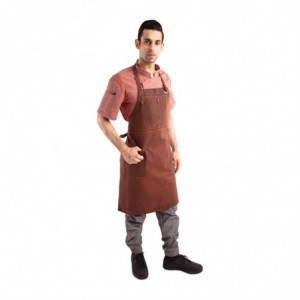 Avental Bavete Ferrugem Urban Dorset em Algodão 765 x 865 mm - Chef Works - Fourniresto