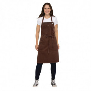 Avental Bavete Ferrugem Urban Dorset em Algodão 765 x 865 mm - Chef Works - Fourniresto