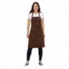 Avental Bavete Ferrugem Urban Dorset em Algodão 765 x 865 mm - Chef Works - Fourniresto