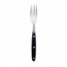 Garfo de carne com cabo preto 200 mm - Conjunto de 12 - Olympia - Fourniresto