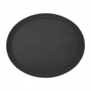 Tabuleiro Oval de Plástico Antiderrapante 685 x 560 mm - Olympia KRISTALLON - Fourniresto