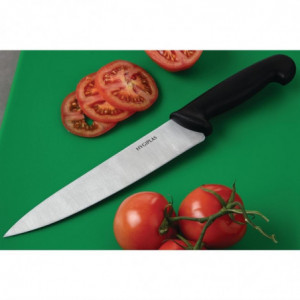 Faca de Cozinha Preta Lâmina de 21,5 cm - Hygiplas - Fourniresto