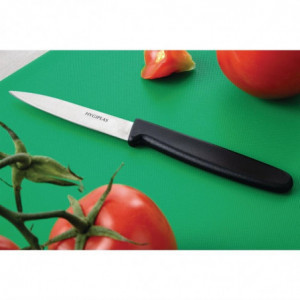 Faca de escritório preta lâmina reta 7,5 cm - Hygiplas - Fourniresto