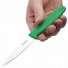 Faca de Cozinha Verde Lâmina 7,5 cm - Hygiplas - Fourniresto