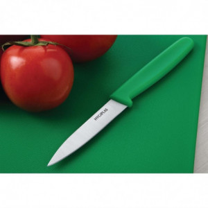 Faca de Cozinha Verde Lâmina 7,5 cm - Hygiplas - Fourniresto