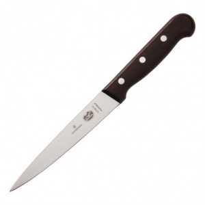 Faca de filetar com cabo de madeira lâmina de 15 cm - Victorinox - Fourniresto