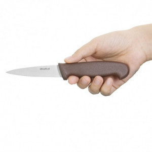 Faca de escritório marrom lâmina 9 cm - Hygiplas - Fourniresto