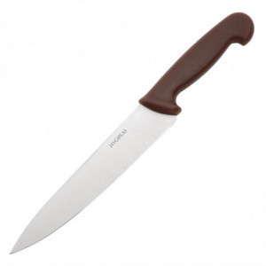 Faca de Cozinha Marrom Lâmina 21,5 cm - Hygiplas - Fourniresto