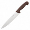 Faca de Cozinha Marrom Lâmina 21,5 cm - Hygiplas - Fourniresto