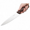 Faca de Cozinha Marrom Lâmina 21,5 cm - Hygiplas - Fourniresto