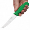Faca de legumes verde lâmina 10 cm - Hygiplas - Fourniresto