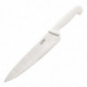 Faca de Cozinha Branca Lâmina 25,5 cm - Hygiplas - Fourniresto