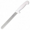 Faca de pão branca lâmina 20,5 cm - Hygiplas - Fourniresto