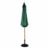 Guarda-sol Verde Redondo Ø 3 M - Bolero - Fourniresto