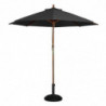 Guarda-sol Preto Redondo Ø 3 M - Bolero - Fourniresto