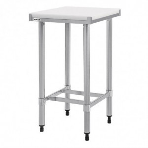 Mesa de corte em aço inoxidável 900 mm - Vogue - Fourniresto