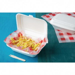 Garfo de madeira biodegradável 95 mm - Pacote com 1000 - Fiesta Green - Fourniresto