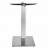 Pé de mesa quadrado em aço inoxidável 720 x 430 mm - Bolero - Fourniresto