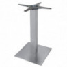 Pé de mesa quadrado em aço inoxidável 720 x 430 mm - Bolero - Fourniresto