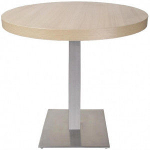 Pé de mesa quadrado em aço inoxidável 720 x 430 mm - Bolero - Fourniresto