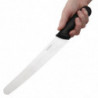 Faca de pastelaria preta 25 cm - Hygiplas - Fourniresto