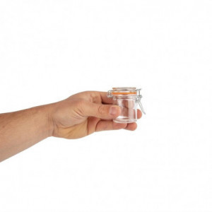 Mini Frasco de Conserva de Vidro 70 ml - Conjunto de 12 - Vogue - Fourniresto