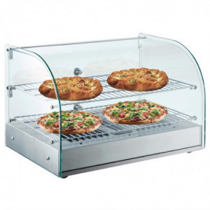 Vitrina Aquecida de Balcão 2 Níveis 45 L - Buffalo - Fourniresto