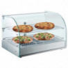 Vitrina Aquecida de Balcão 2 Níveis 45 L - Buffalo - Fourniresto