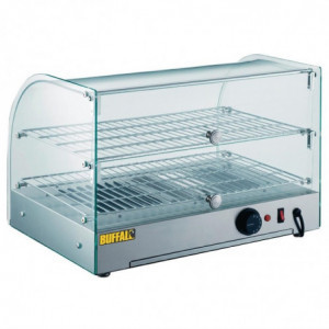 Vitrina Aquecida de Balcão 2 Níveis 45 L - Buffalo - Fourniresto