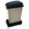 Contentor de Reciclagem Bege em Polipropileno 56 L - Jantex - Fourniresto
