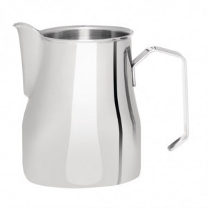 Jarro de leite em aço inoxidável para latte com alça 500 ml - FourniResto - Fourniresto