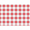Papel Antiaderente Vichy Vermelho 190 x 310 mm - Pacote de 200 - FourniResto - Fourniresto