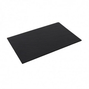 Tabuleiro de ardósia para prato 280 x 100 mm - Conjunto de 2 - Olympia - Fourniresto