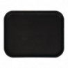 Tabuleiro retangular antiderrapante em fibra de vidro Camtread preto 45,7 cm - Cambro - Fourniresto