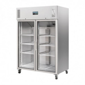 Vitrina Refrigerada Positiva GN 2/1 Simple 600 L - Polar - Fourniresto