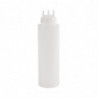 Garrafa Flexível Transparente 3 bicos 908ml - Vogue - Fourniresto