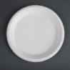 Pratos de Bagasse Compostáveis ​​26 cm - Pacote com 50 - Fiesta Green - Fourniresto