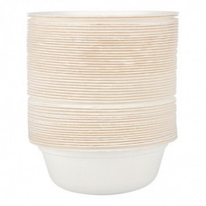 Tigelas de Bagasse Compostáveis ​​151mm - Pacote com 50 - Fiesta Green - Fourniresto