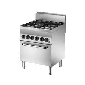 Forno 4 Bocas com Forno Elétrico GN1/1 Série 650