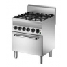 Forno 4 Bocas com Forno Elétrico GN1/1 Série 650