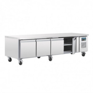 Base refrigerada positiva GN 1/1 Série U 4 portas 420L - Polar - Fourniresto